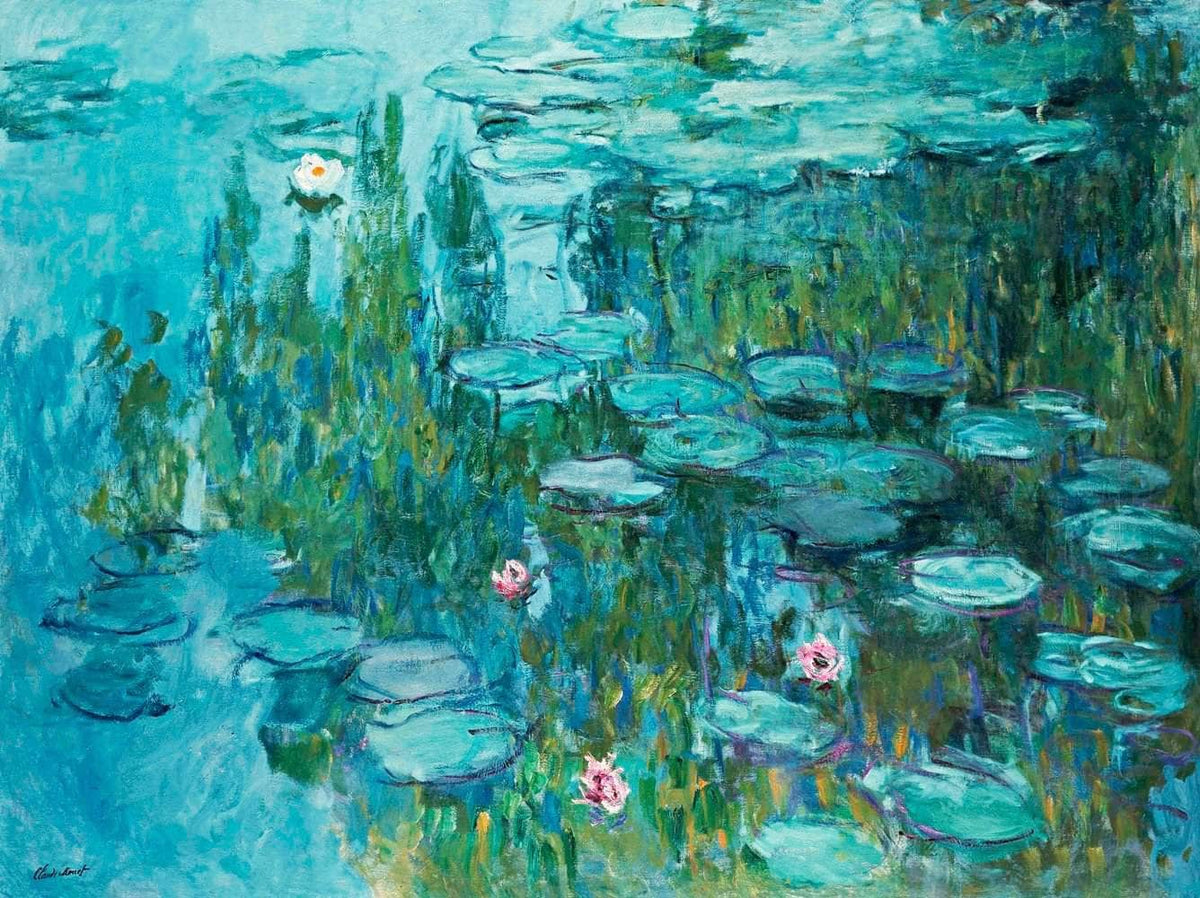 Water Lilies Nympheas Painting Claude Monet Canvas Art Fine Art Print