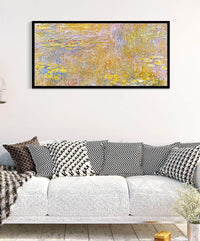Water Lilies Yellow Nirwana Painting Claude Monet Canvas Art Fine Art Print