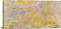 Water Lilies Yellow Nirwana Painting Claude Monet Canvas Art Fine Art Print