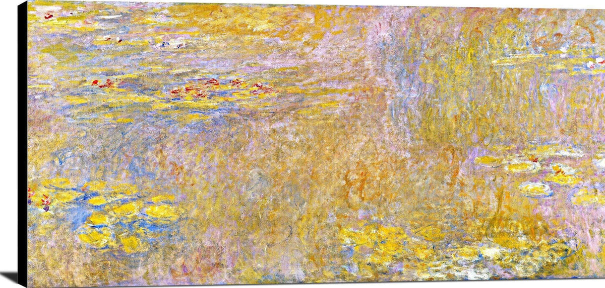 Water Lilies Yellow Nirwana Painting Claude Monet Canvas Art Fine Art Print
