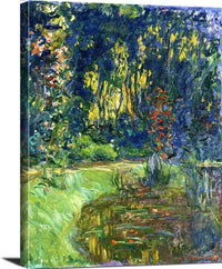 Water Lily Pond At Giverny Painting Claude Monet Canvas Art Fine Art Print