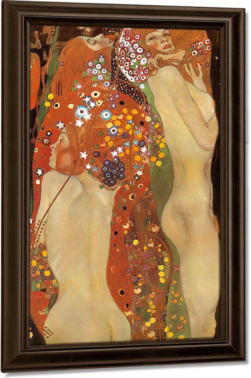 Water Snakes Ii By Gustav Klimt Fine Art Print