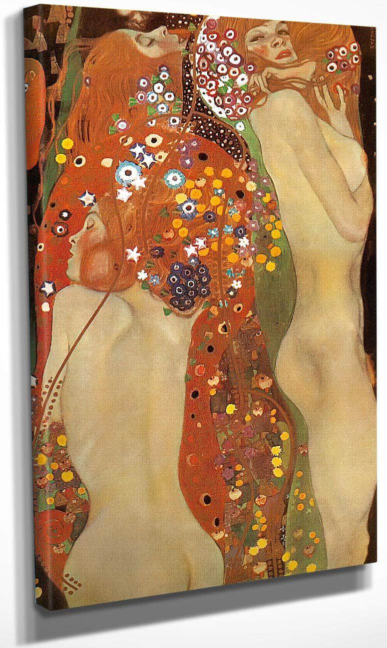 Water Snakes Ii By Gustav Klimt Fine Art Print