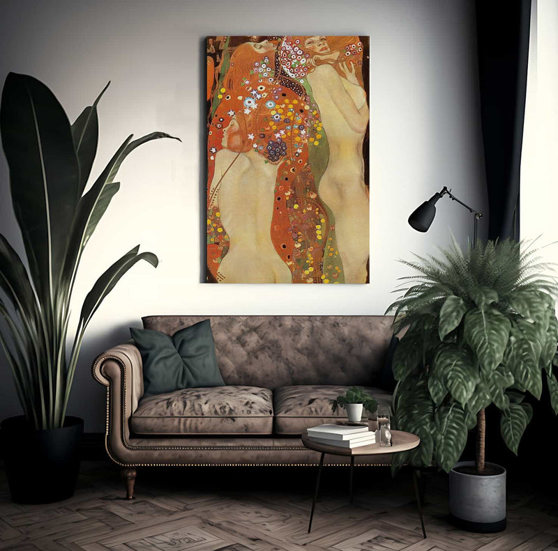 Water Snakes Ii By Gustav Klimt Fine Art Print