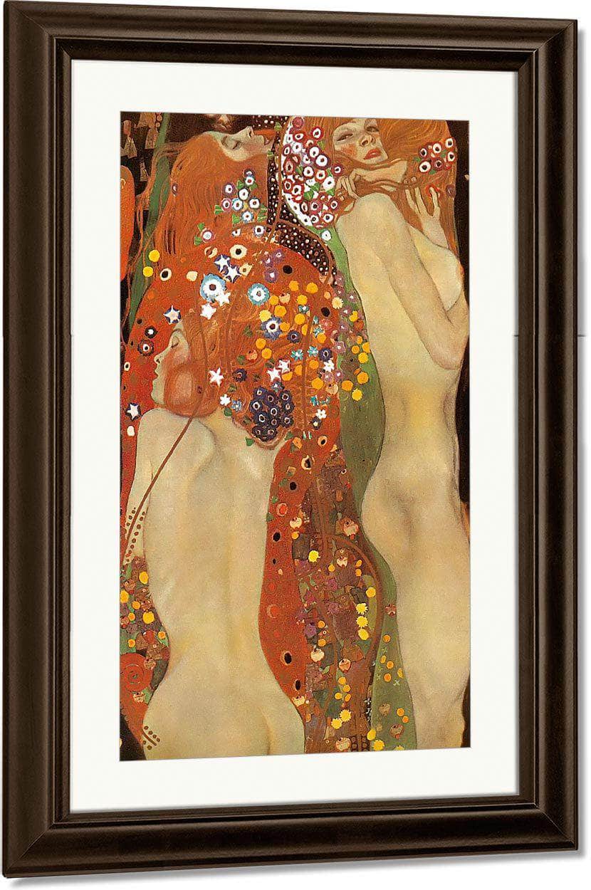 Water Snakes Ii By Gustav Klimt Fine Art Print