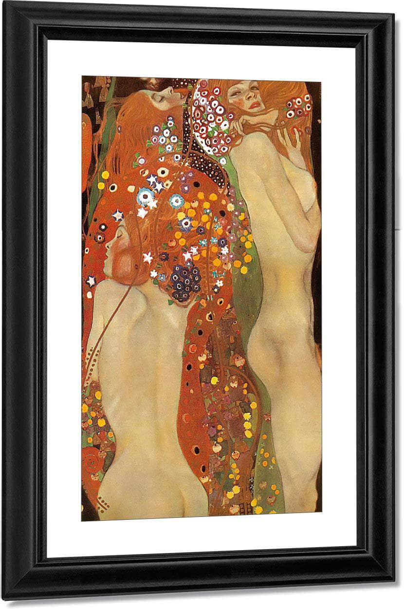 Water Snakes Ii By Gustav Klimt Fine Art Print