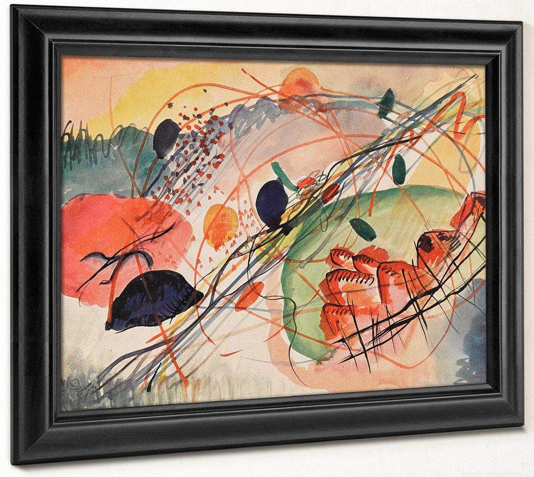 Watercolor 6 1911 By Wassily Kandinsky Fine Art Print