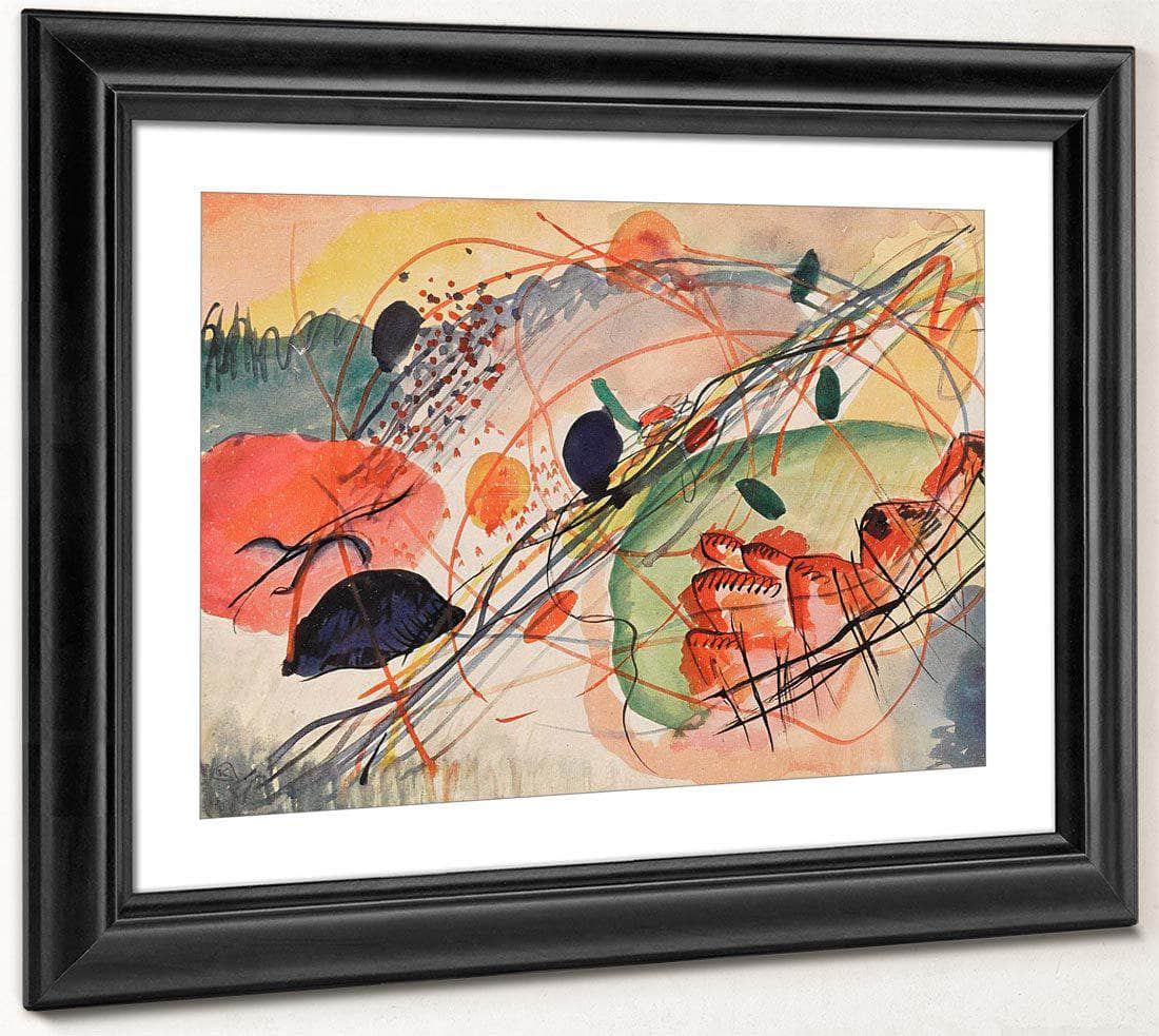 Watercolor 6 1911 By Wassily Kandinsky Fine Art Print