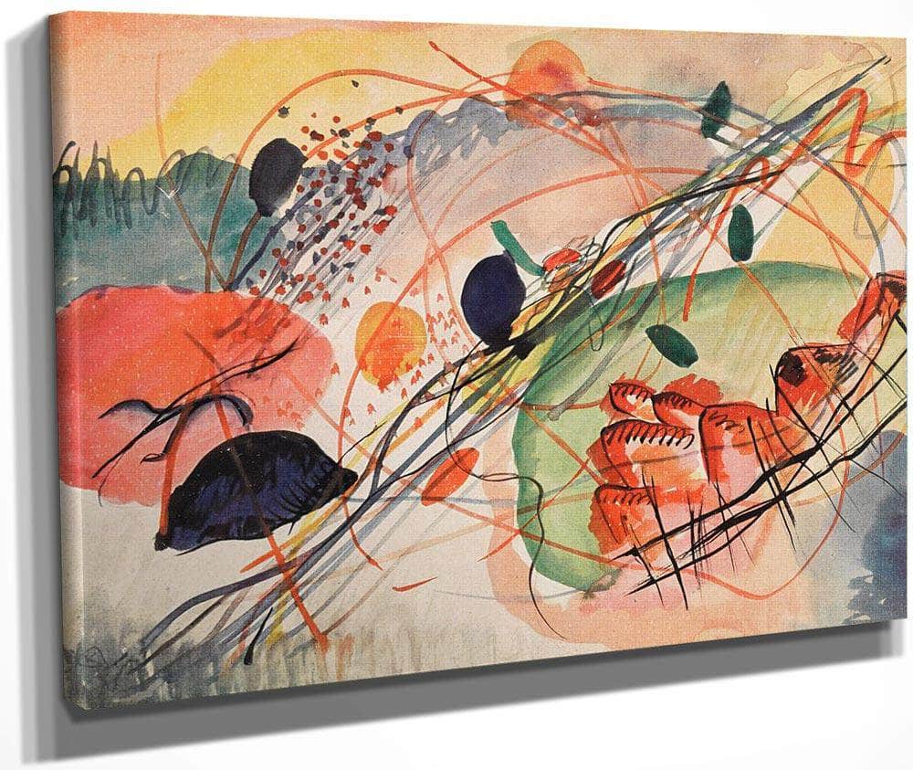 Watercolor 6 1911 By Wassily Kandinsky Fine Art Print
