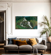 Waterfall And Mill House By Nicolai Astrup Fine Art Print