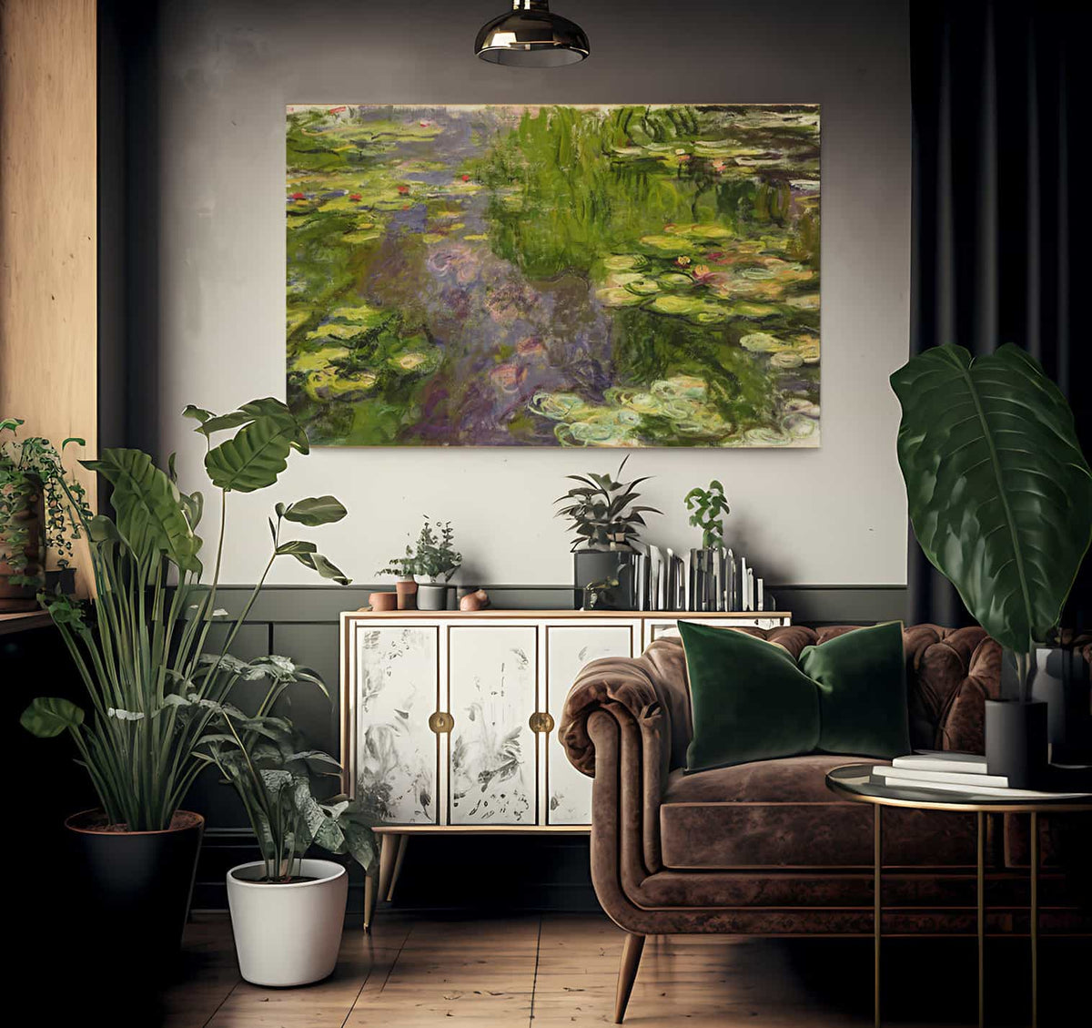 Waterlilies 2 By Claude Monet Fine Art Print