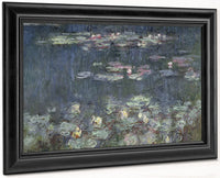 Waterlilies Green Reflections By Claude Monet Fine Art Print