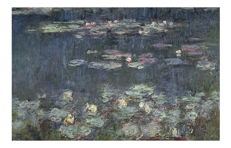 Waterlilies Green Reflections By Claude Monet Fine Art Print Fine Art Print