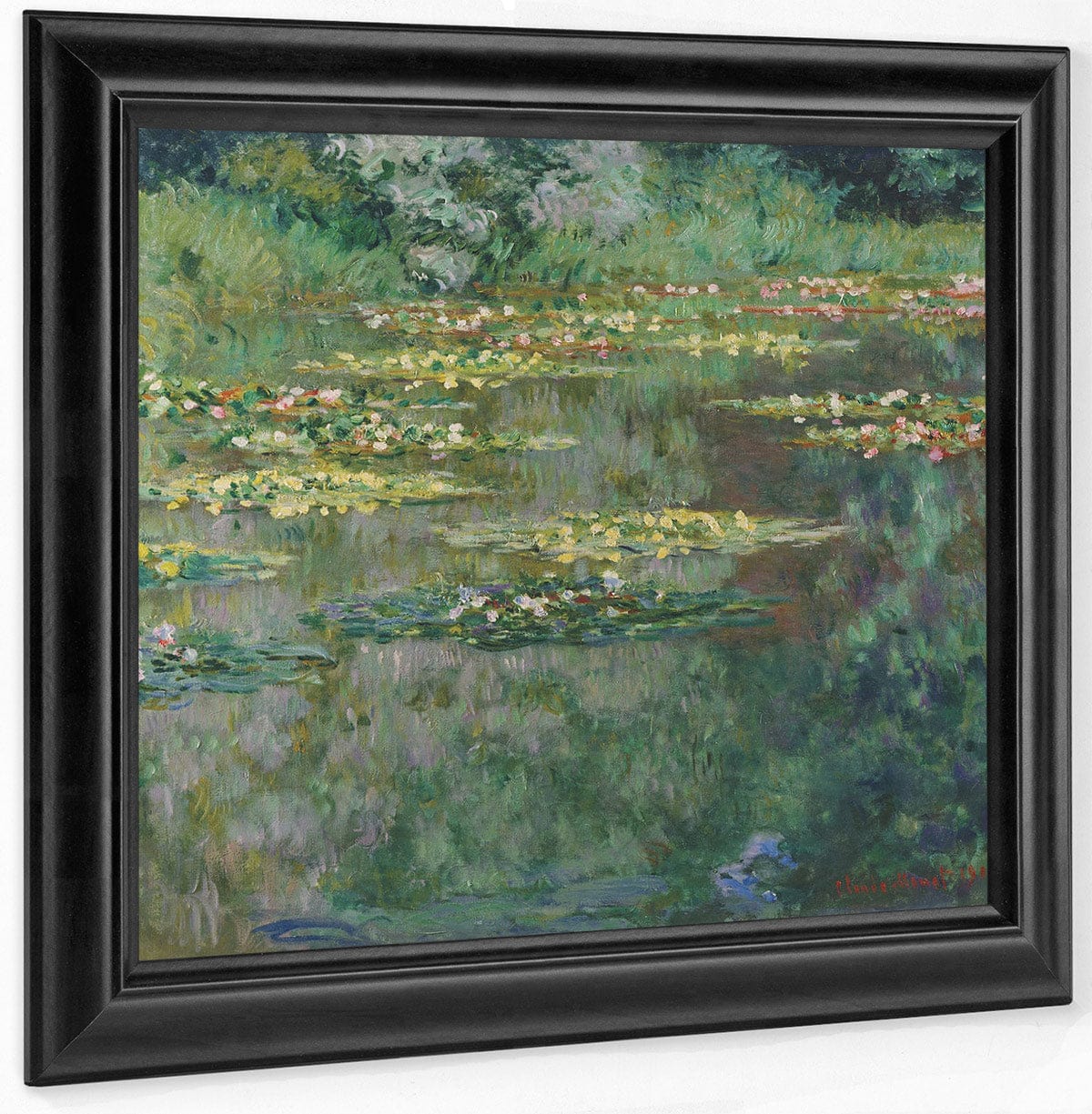 Waterlilies Or The Water Lily Pond (Nympheas) By Claude Monet Fine Art Print