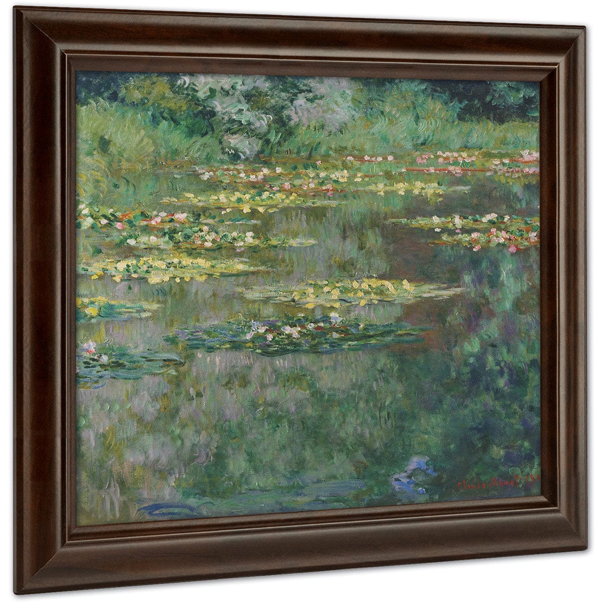 Waterlilies Or The Water Lily Pond (Nympheas) By Claude Monet Fine Art Print