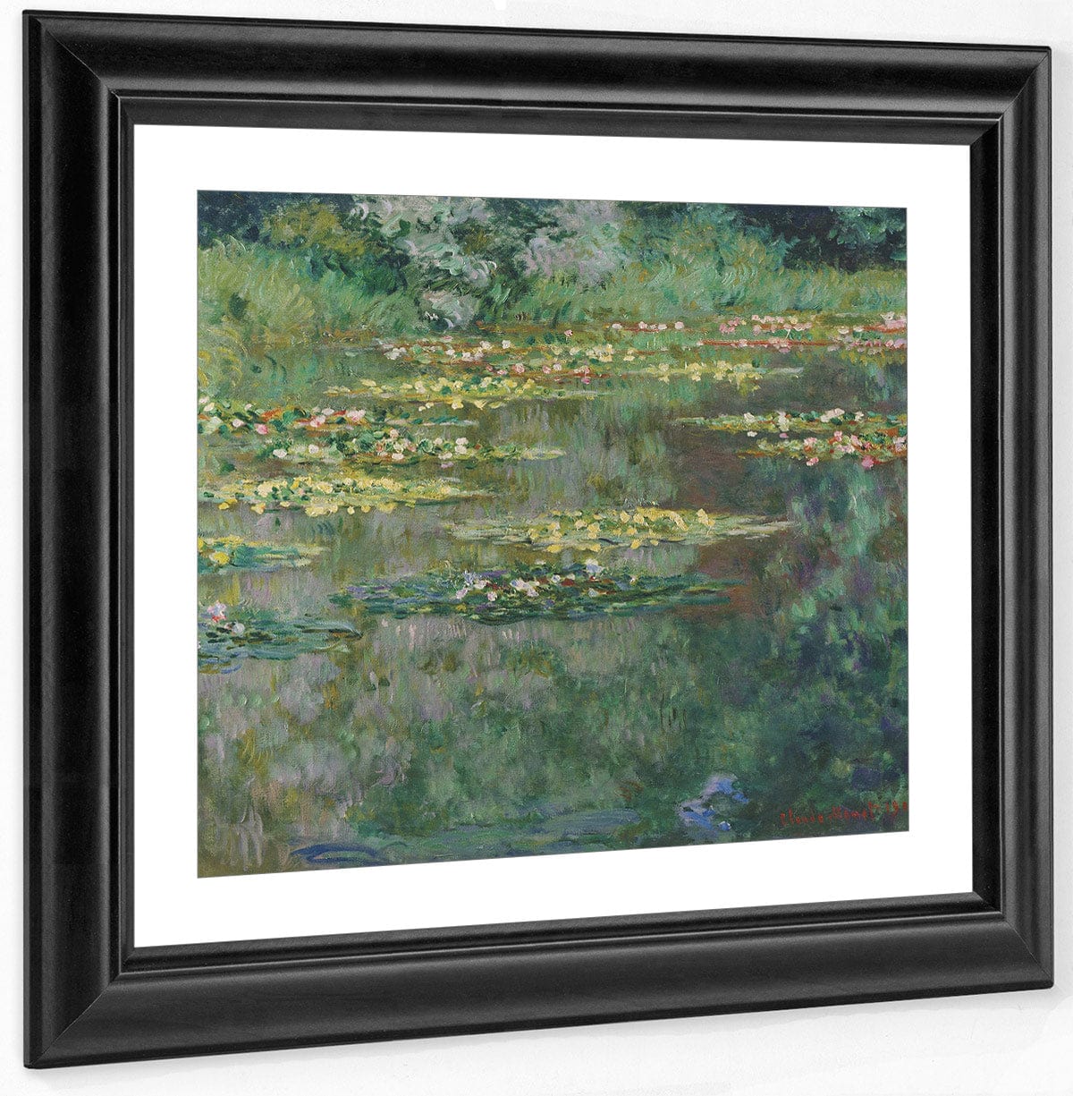 Waterlilies Or The Water Lily Pond (Nympheas) By Claude Monet Fine Art Print