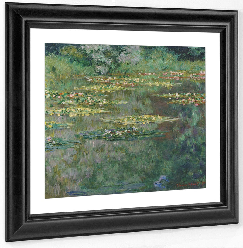 Waterlilies Or The Water Lily Pond (Nympheas) By Claude Monet Fine Art Print
