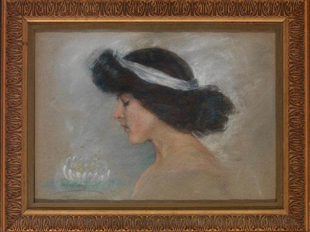 Waterlily By Alice Pike Barney Fine Art Print