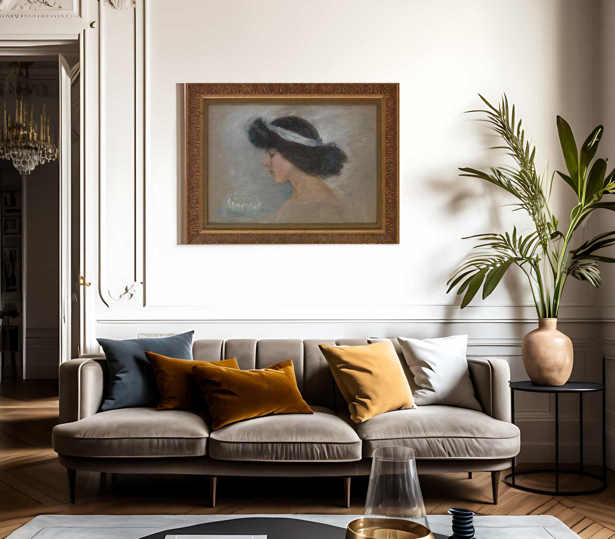 Waterlily By Alice Pike Barney Fine Art Print