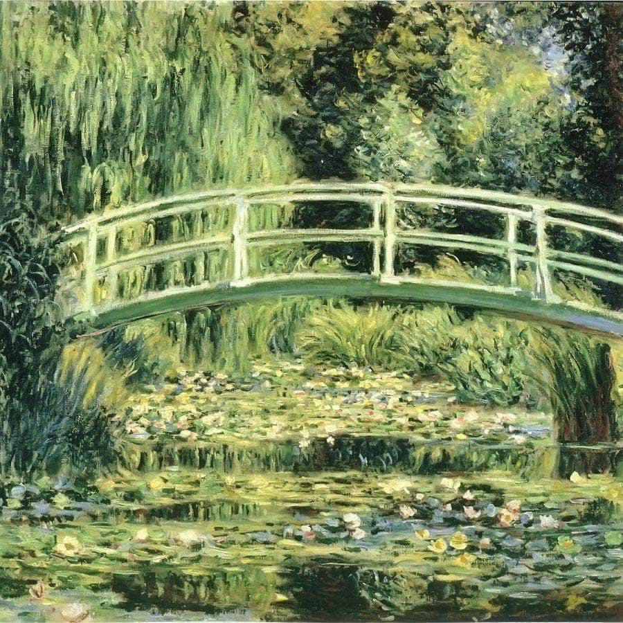 Waterlily Pond By Claude Monet Fine Art Print