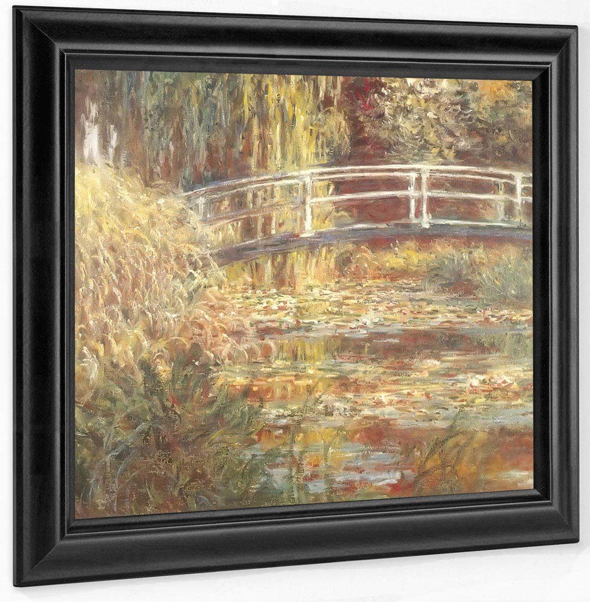 Waterlily Pond Symphony In Pink By Claude Monet Fine Art Print