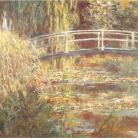 Waterlily Pond Symphony In Pink By Claude Monet Fine Art Print