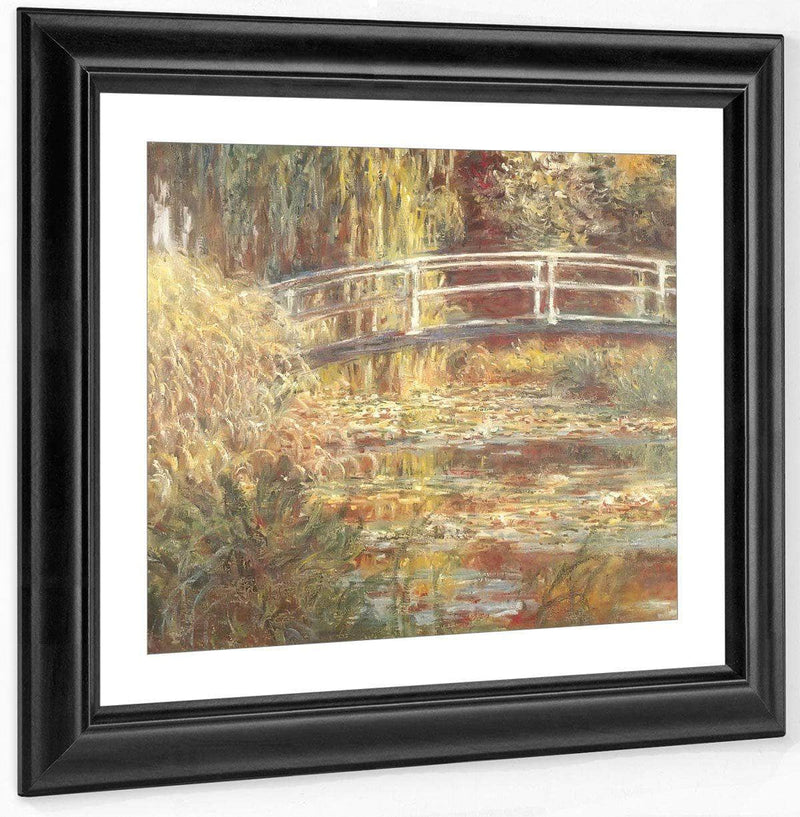 Waterlily Pond Symphony In Pink By Claude Monet Fine Art Print