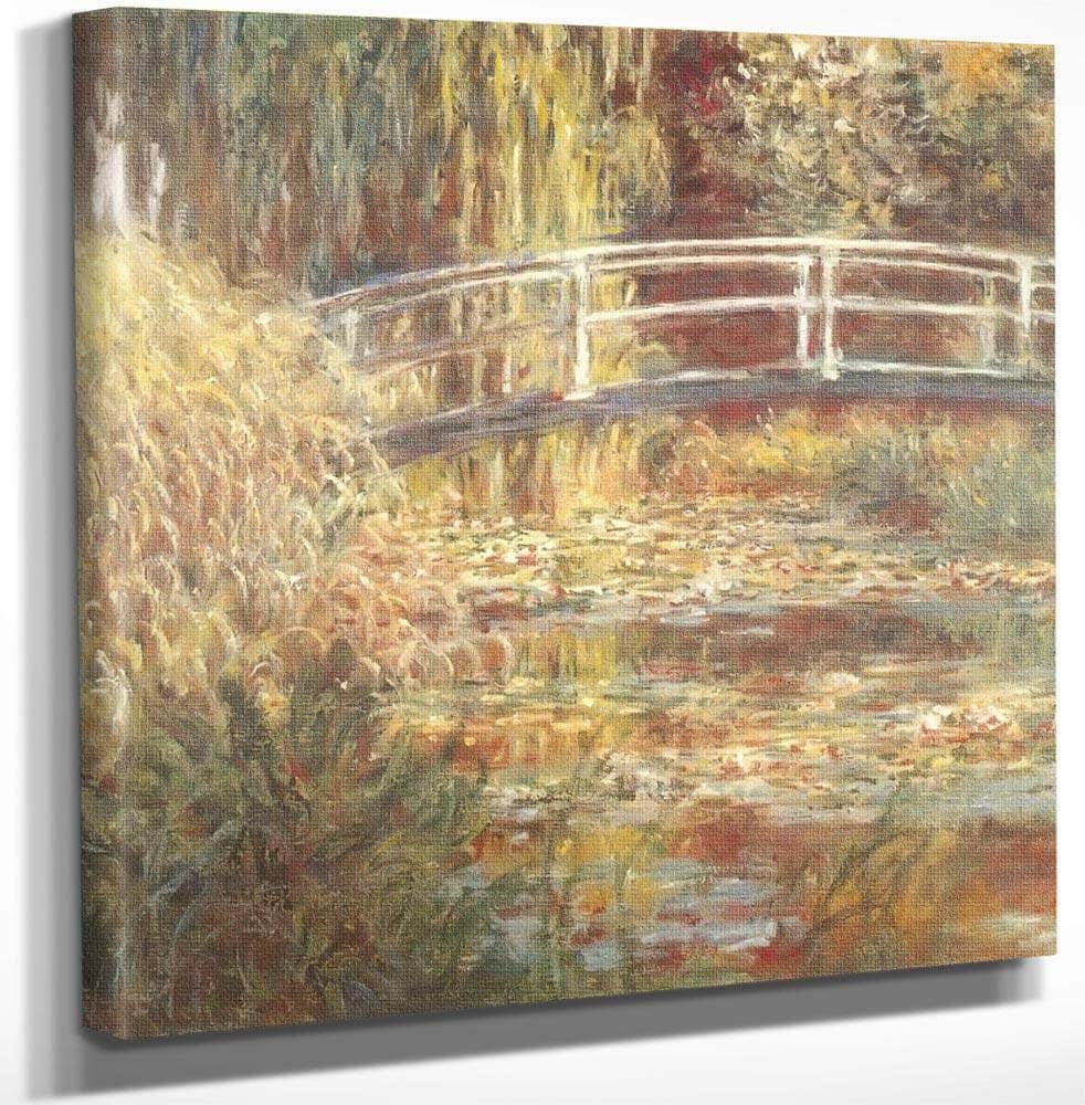 Waterlily Pond Symphony In Pink By Claude Monet Fine Art Print