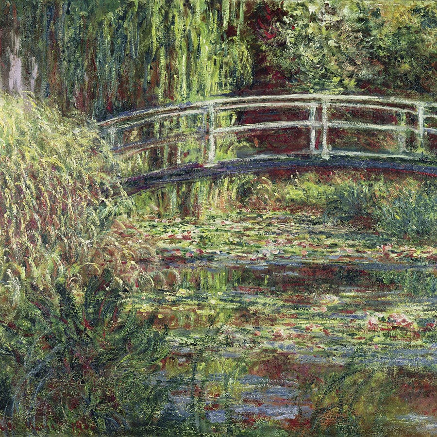 Waterlily Pondpink Harmony By Claude Monet Fine Art Print