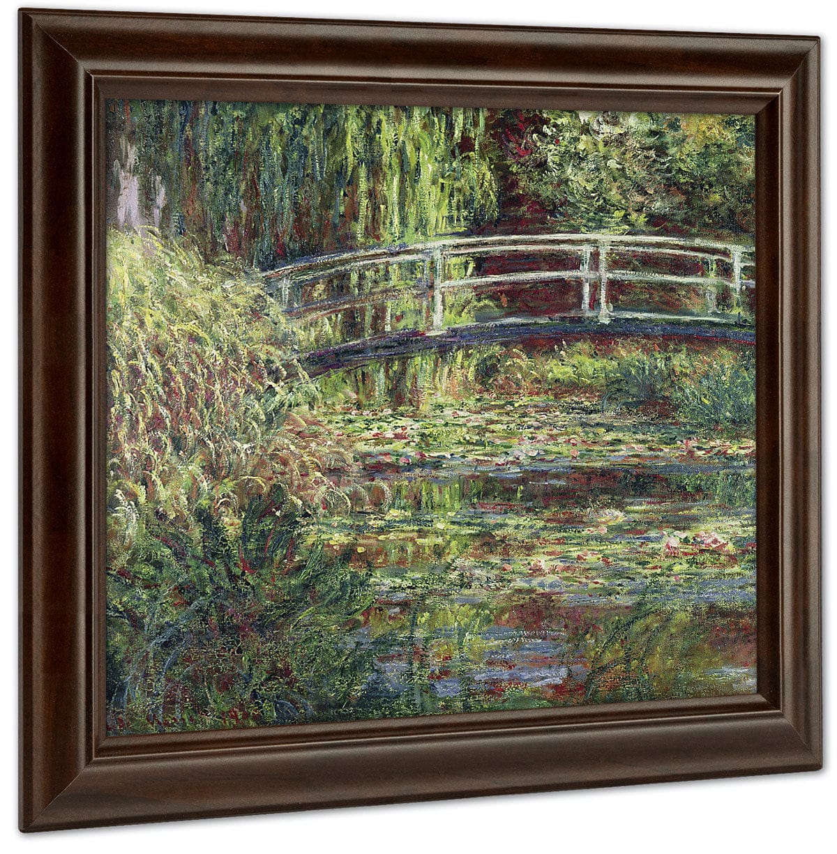 Waterlily Pondpink Harmony By Claude Monet Fine Art Print