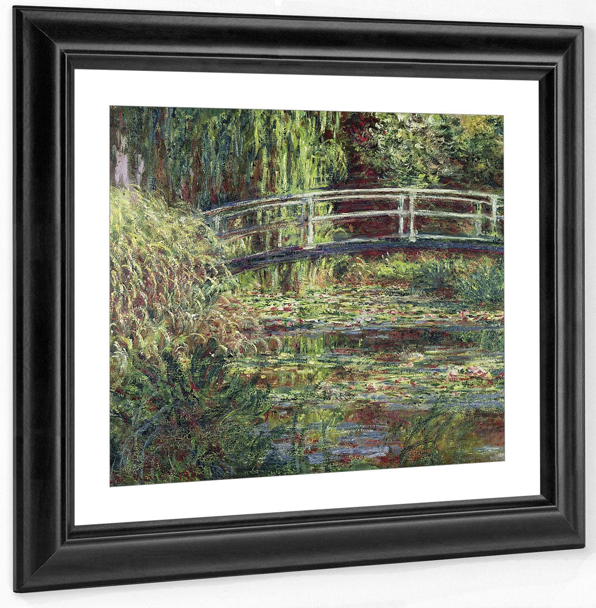 Waterlily Pondpink Harmony By Claude Monet Fine Art Print