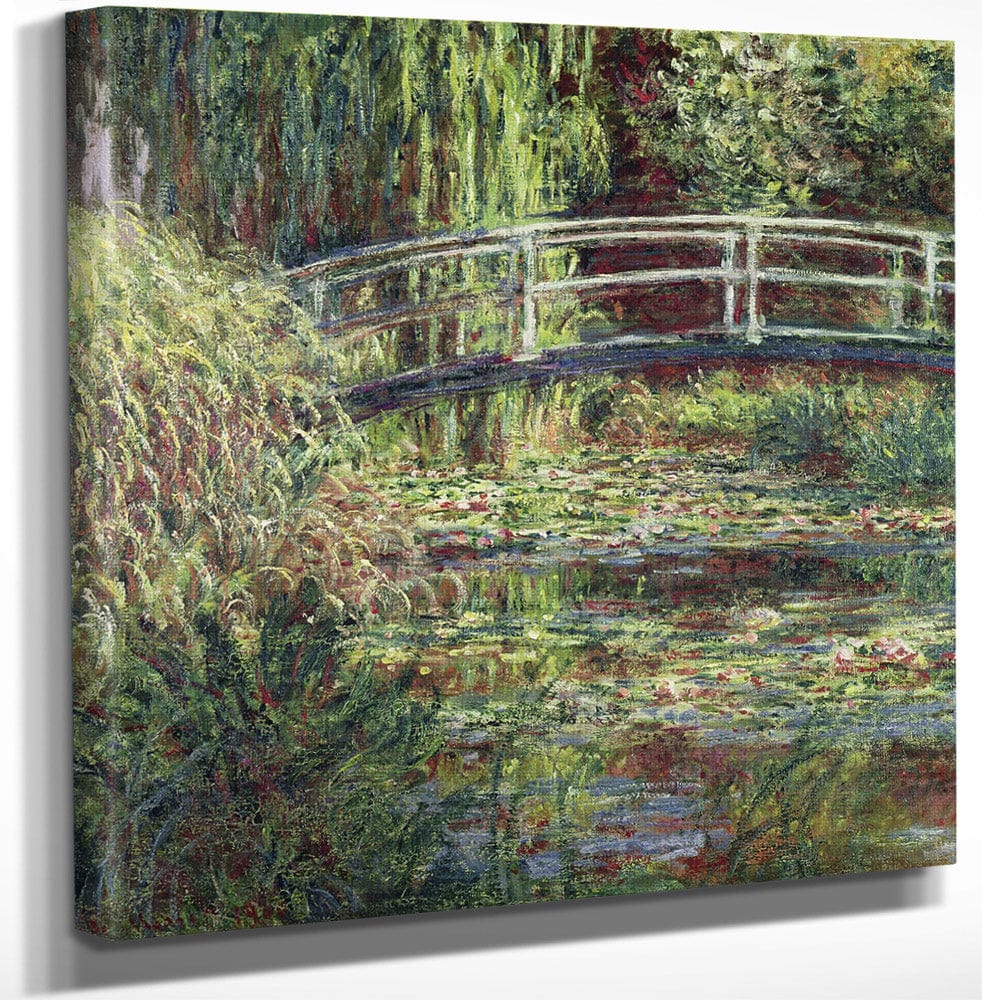 Waterlily Pondpink Harmony By Claude Monet Fine Art Print