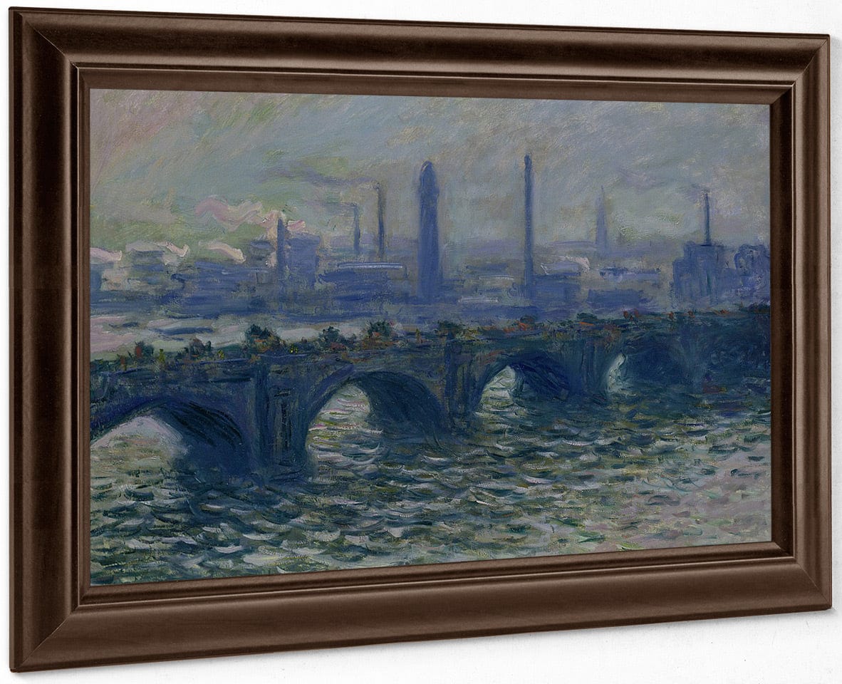 Waterloo Bridge 1 By Claude Monet Fine Art Print