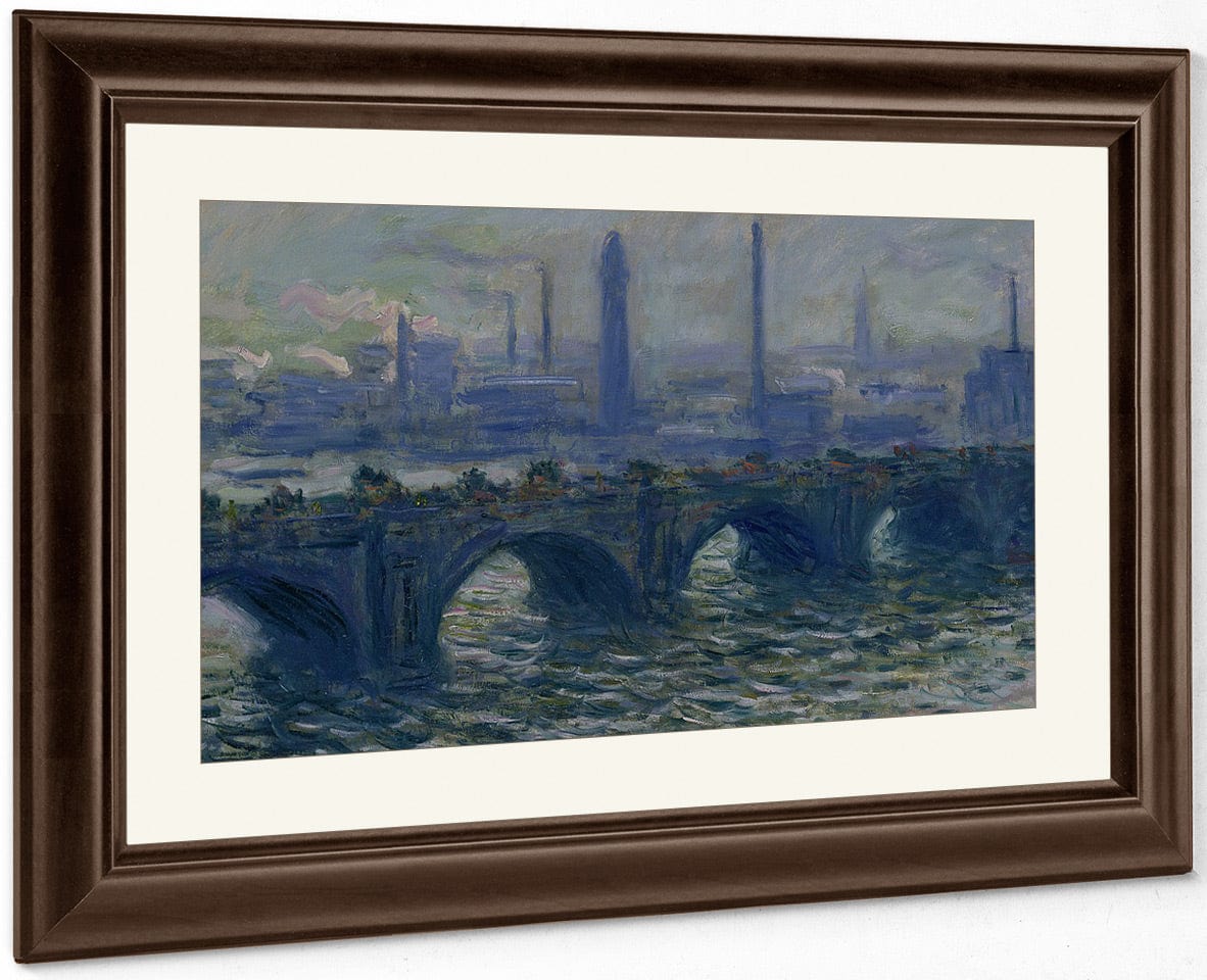 Waterloo Bridge 1 By Claude Monet Fine Art Print