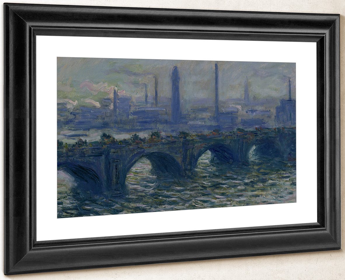 Waterloo Bridge 1 By Claude Monet Fine Art Print