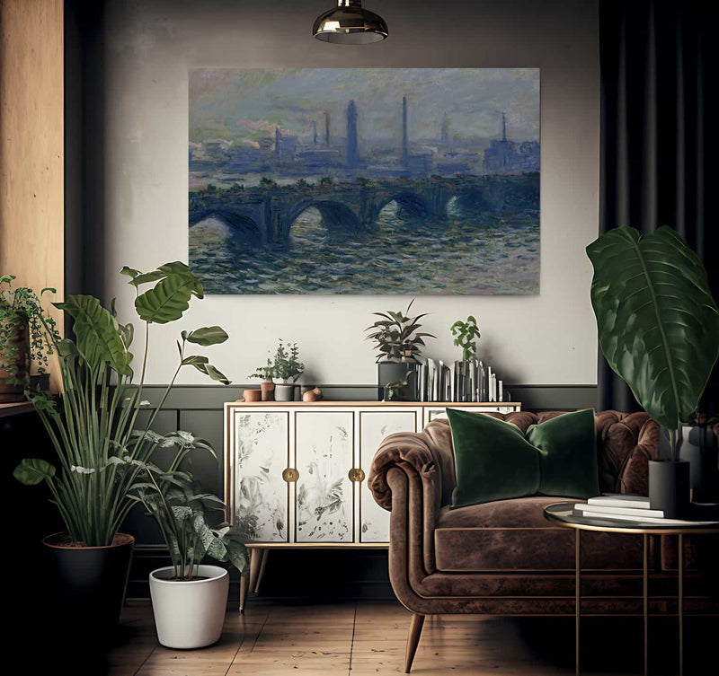 Waterloo Bridge 1 By Claude Monet Fine Art Print