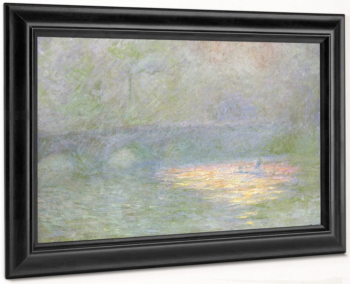 Waterloo Bridge By Claude Monet Fine Art Print