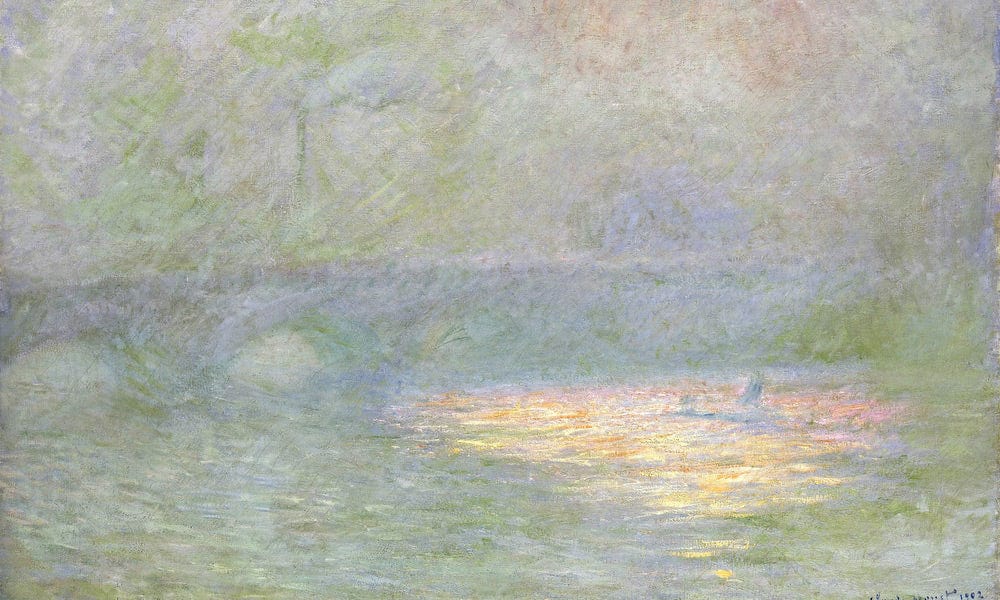 Waterloo Bridge By Claude Monet Fine Art Print
