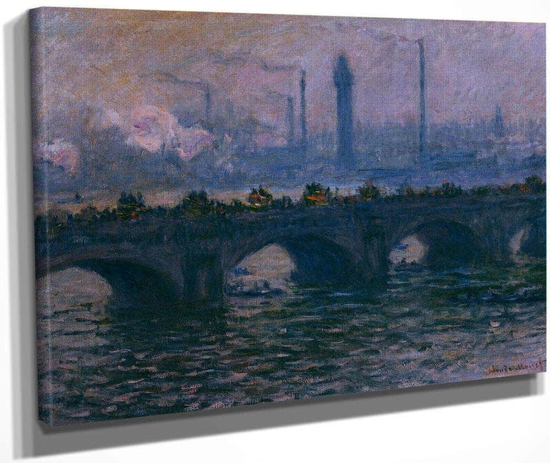 Waterloo Bridge By Monet Claude Fine Art Print