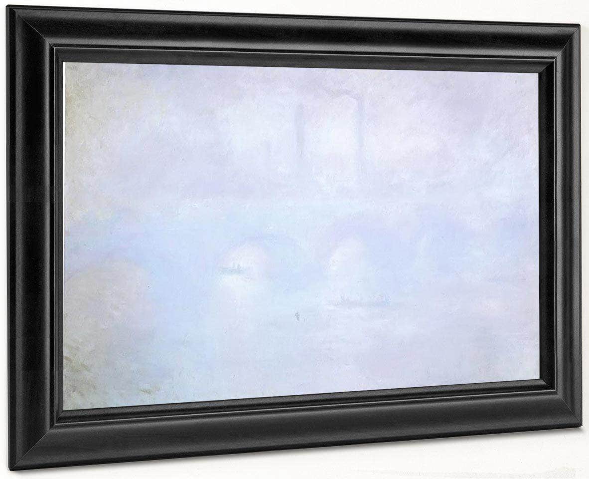Waterloo Bridge Effect Of Fog By Claude Monet Fine Art Print