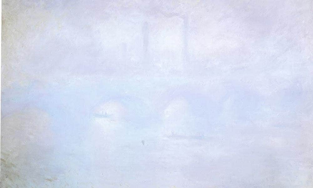 Waterloo Bridge Effect Of Fog By Claude Monet Fine Art Print
