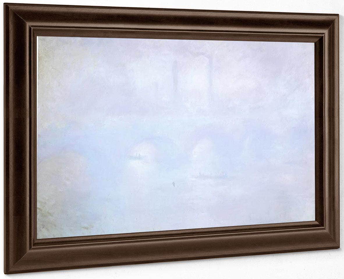 Waterloo Bridge Effect Of Fog By Claude Monet Fine Art Print