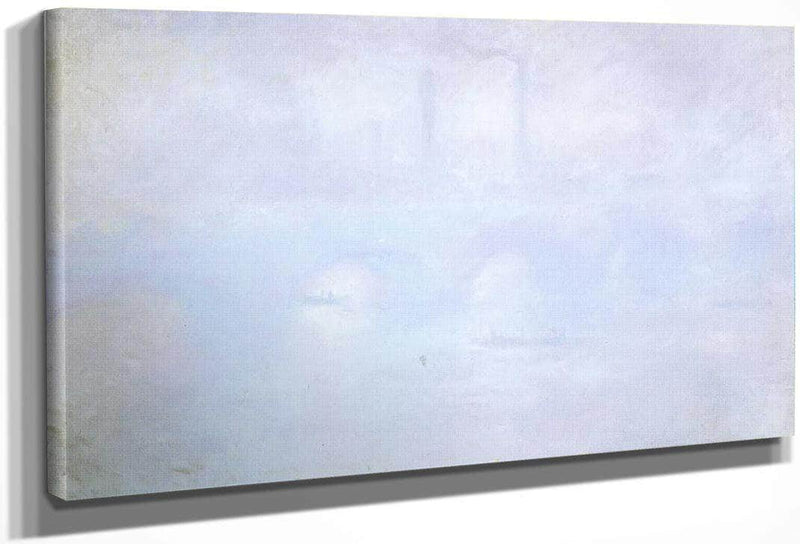Waterloo Bridge Effect Of Fog By Claude Monet Fine Art Print