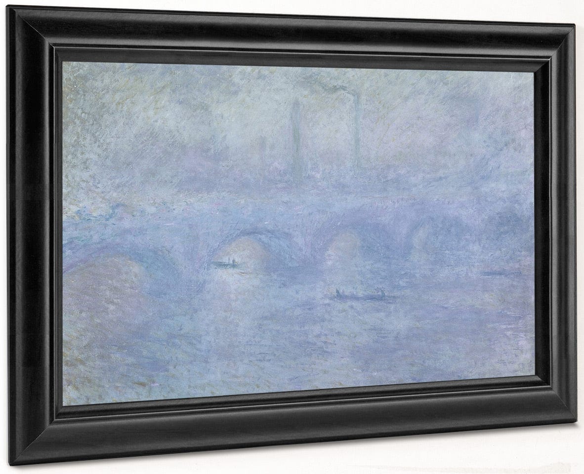 Waterloo Bridge Effect Of The Mist By Claude Monet Fine Art Print