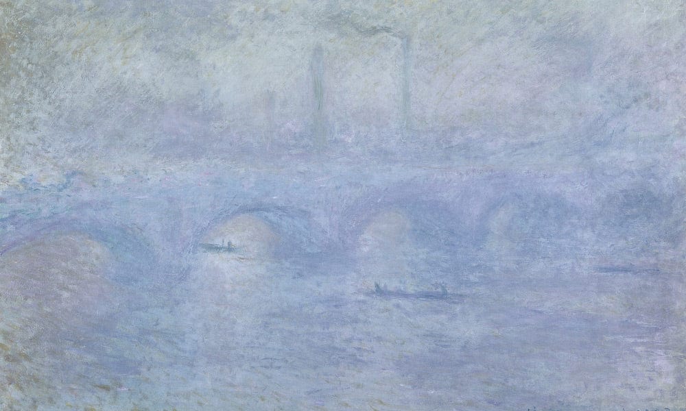 Waterloo Bridge Effect Of The Mist By Claude Monet Fine Art Print