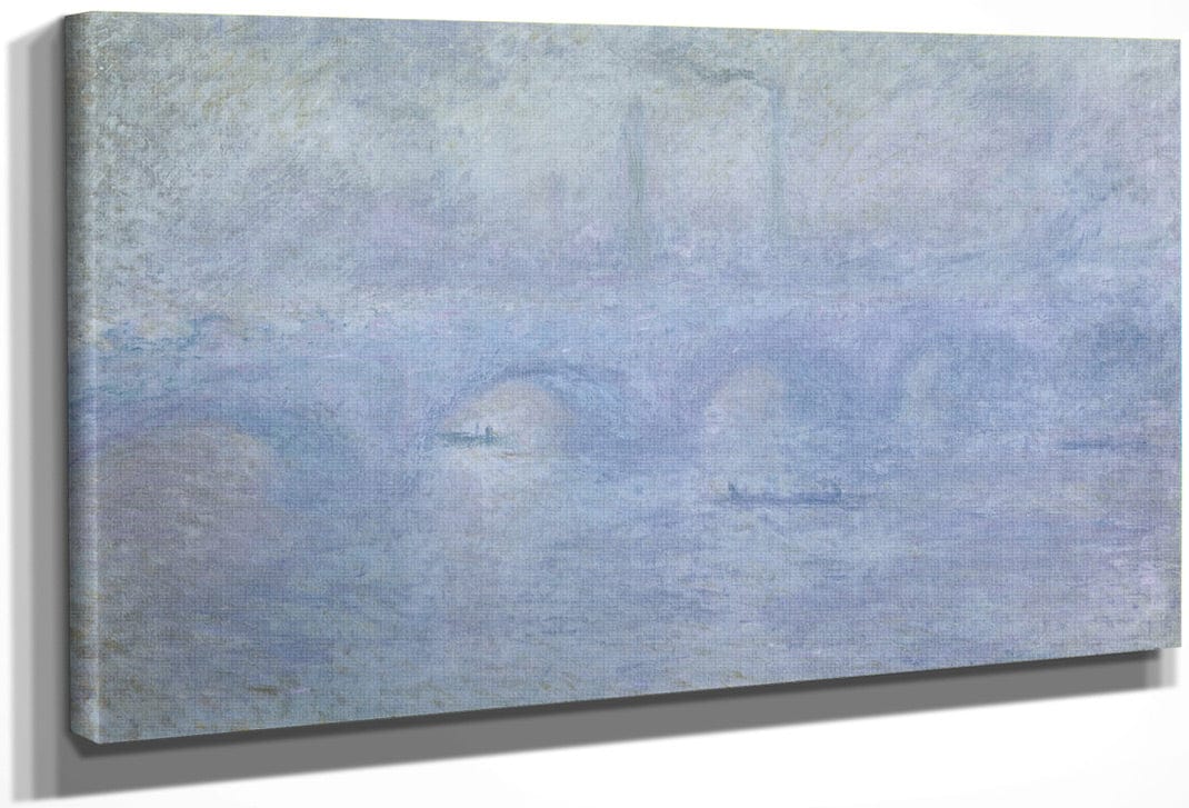 Waterloo Bridge Effect Of The Mist By Claude Monet Fine Art Print