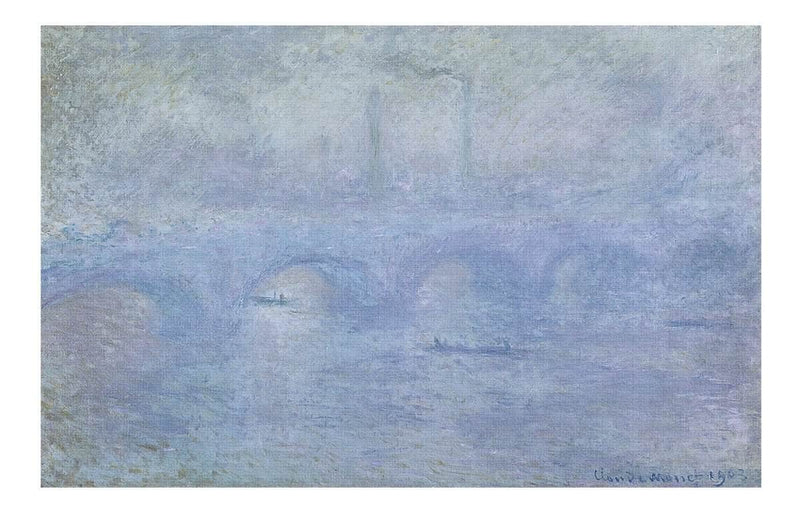 Waterloo Bridge Effect Of The Mist By Claude Monet Fine Art Print Fine Art Print