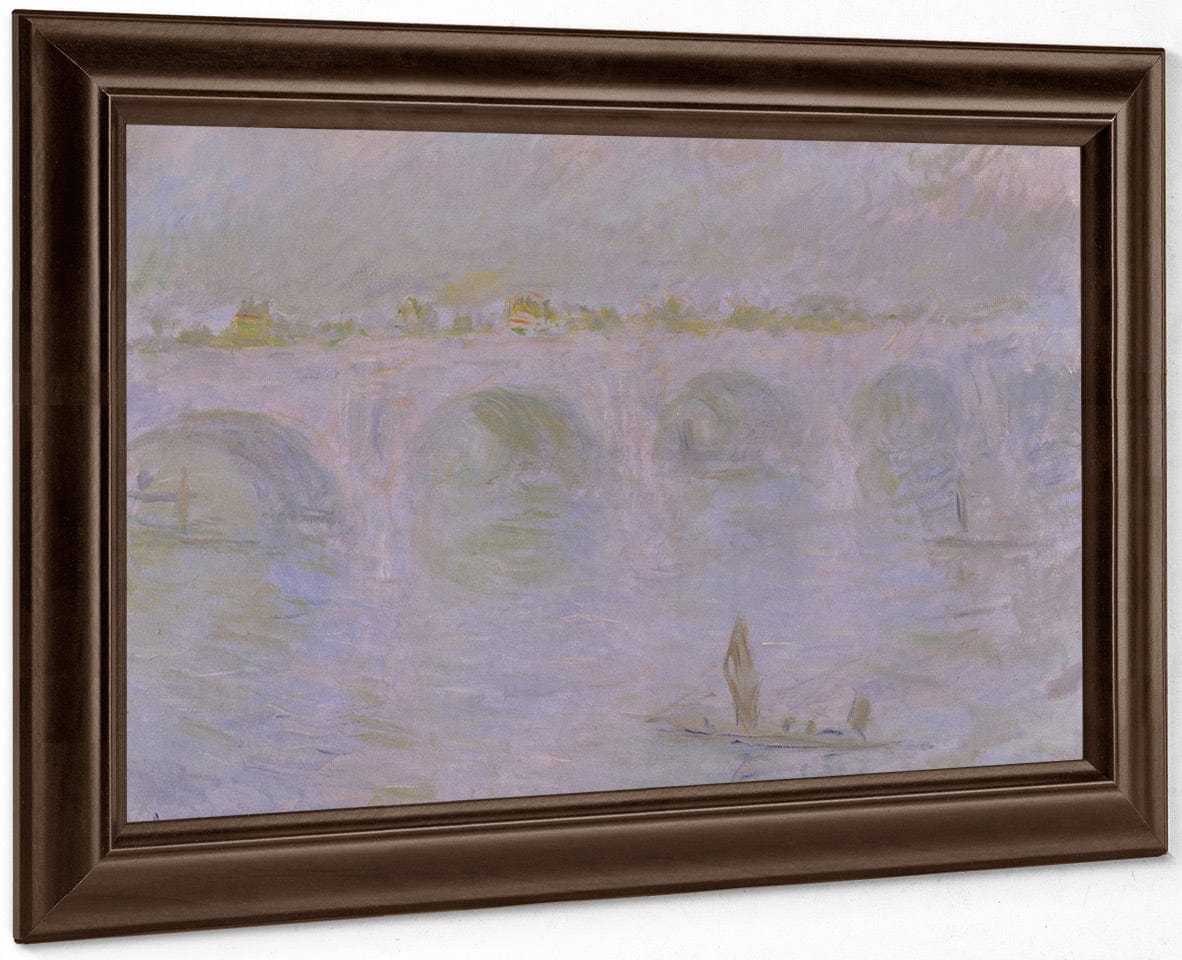 Waterloo Bridge In London By Claude Monet Fine Art Print