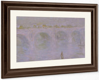 Waterloo Bridge In London By Claude Monet Fine Art Print