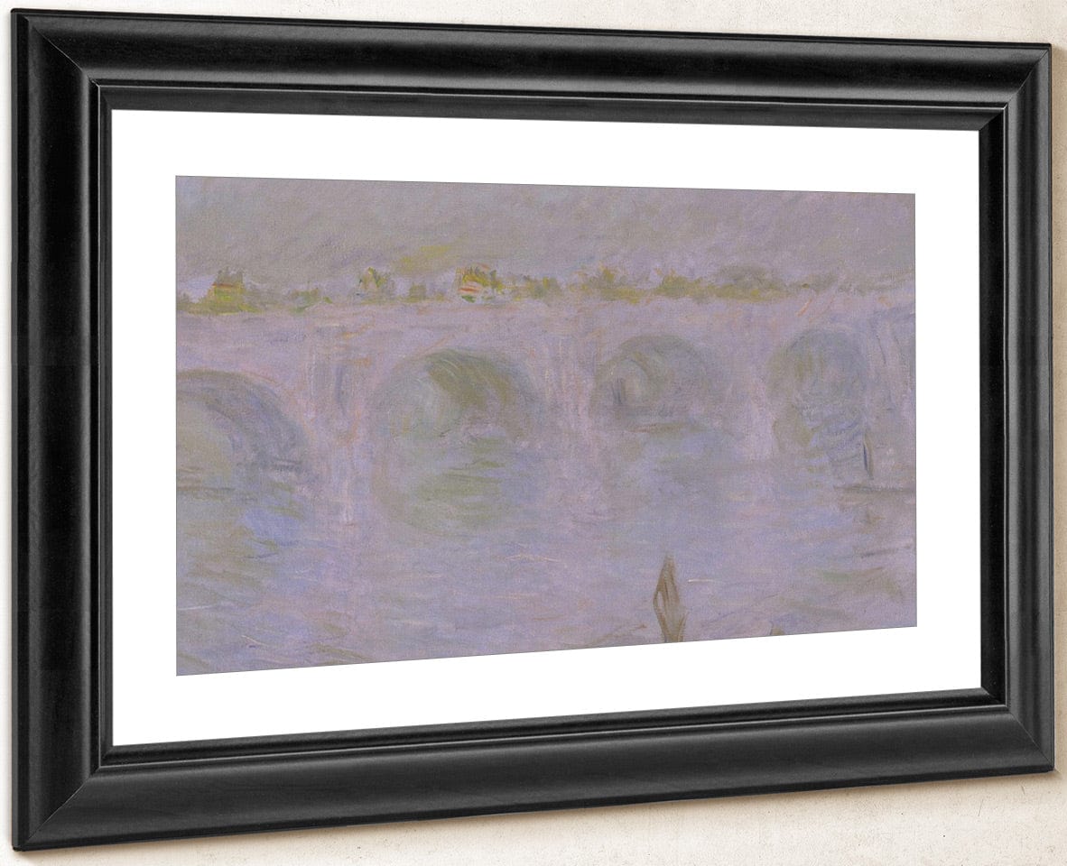 Waterloo Bridge In London By Claude Monet Fine Art Print